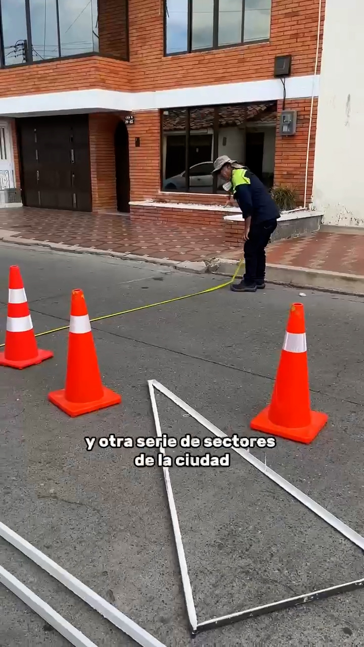 Señalización vial en marcha