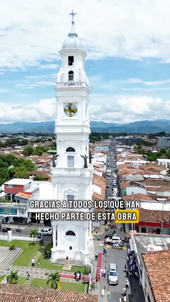 Inauguran la torre de la Catedral de Cartago en su 484 aniversario