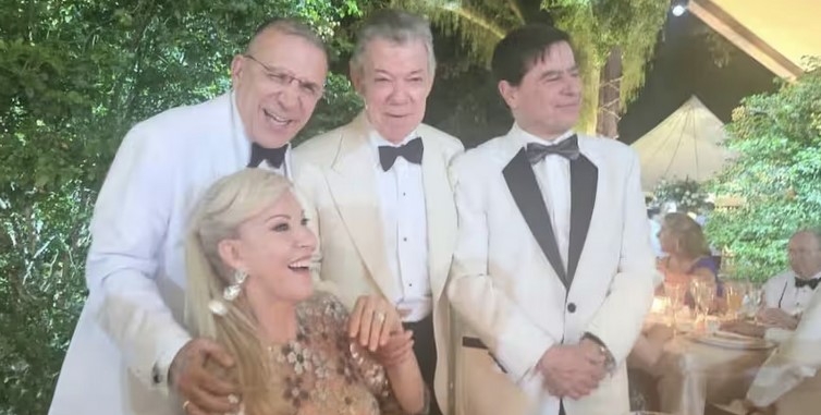 Dilian Francisca Toro, Roy Barreras y otras personalidades que brillaron en boda de Esteban Santos
