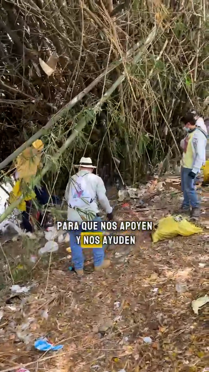 Realizan jornada de limpieza en la margen izquierda del río La Vieja