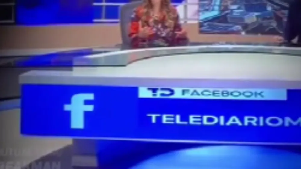 Presencia paranormal captada en pleno noticiero en vivo