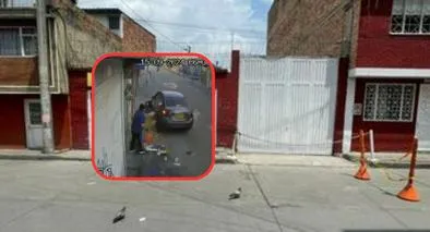 Conductor borracho casi atropella a vendedora de tintos en Bogotá