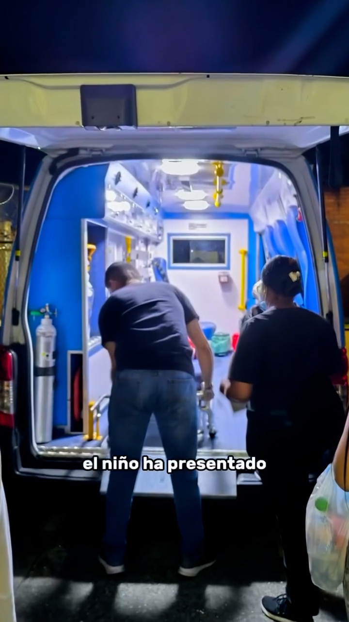 Menor de 3 años trasladado a clínica especializada