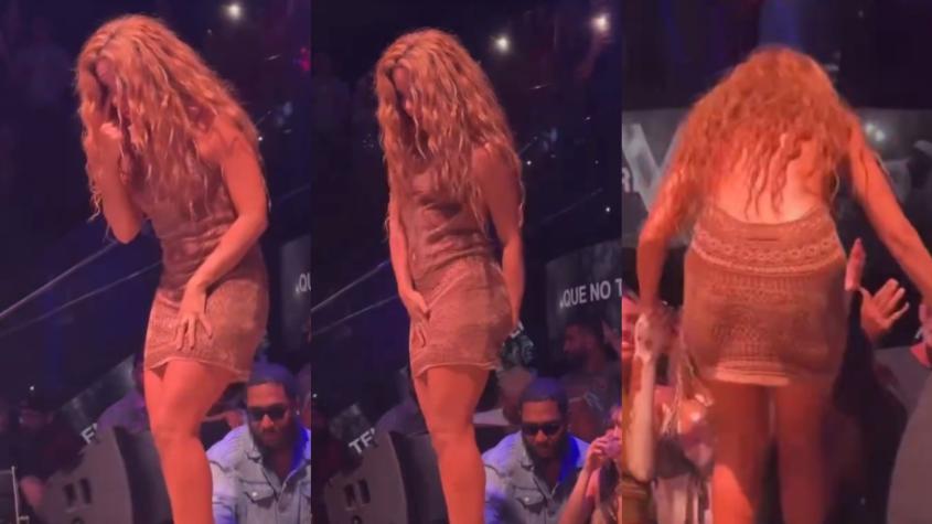 Reacción de Shakira cuando intentaron grabar bajo su minifalda