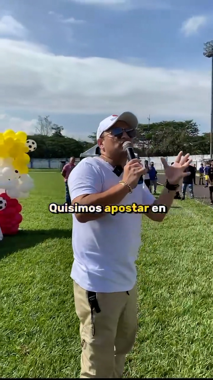 Inauguración del torneo municipal de Fútbol 2024
