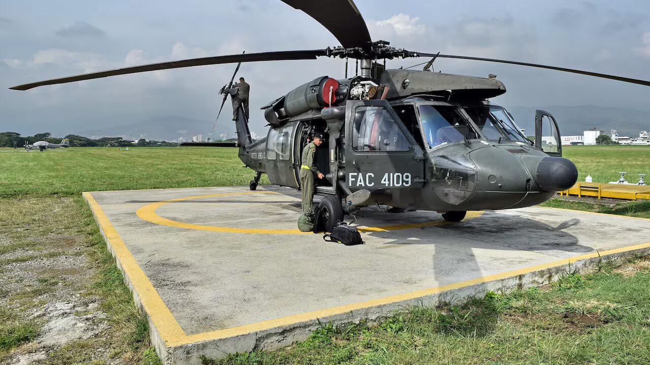 Helicóptero de la policía es atacado en Antioquia