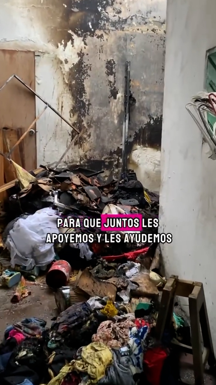 Seis familias afectadas por incendio en Bellavista necesitan apoyo