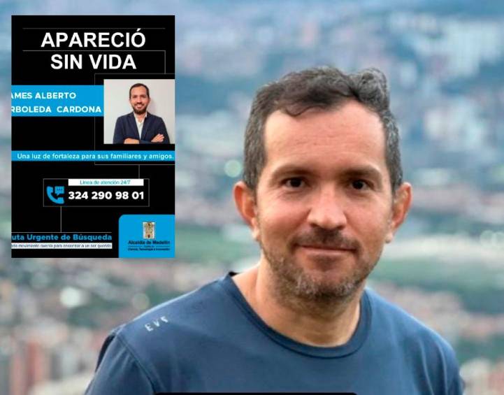 Hallazgo del cuerpo del profesor desaparecido en Medellín