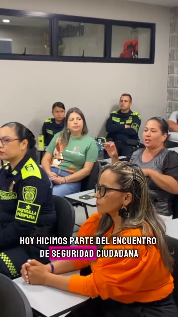 Encuentro de seguridad ciudadana para mujeres y niñas