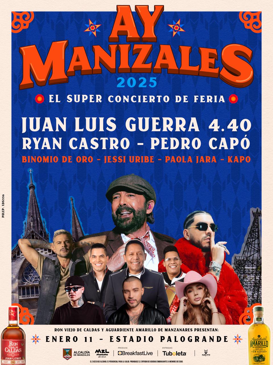 El súper concierto de la 68ª edición de la Feria de Manizales llega con grandes artistas