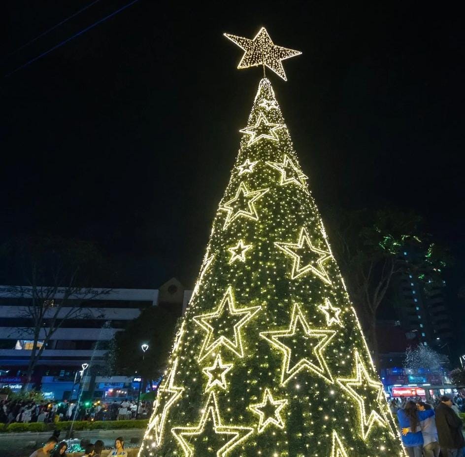 Pereira enciende la Navidad con más de 1.6 millones de luces y 64 figuras volumétricas
