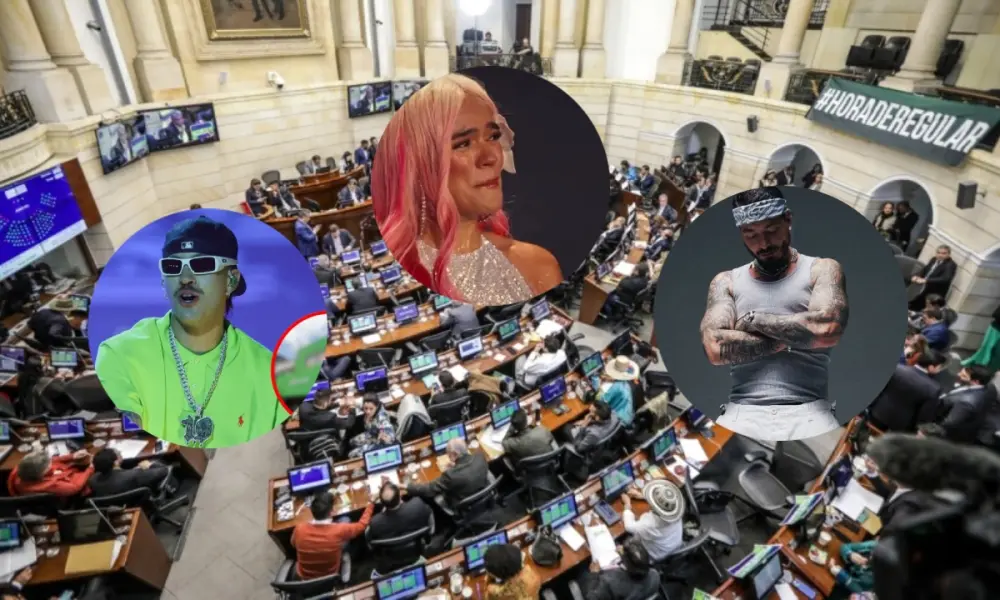 Congreso pide capacitación para Karol G, J Balvin y Feid