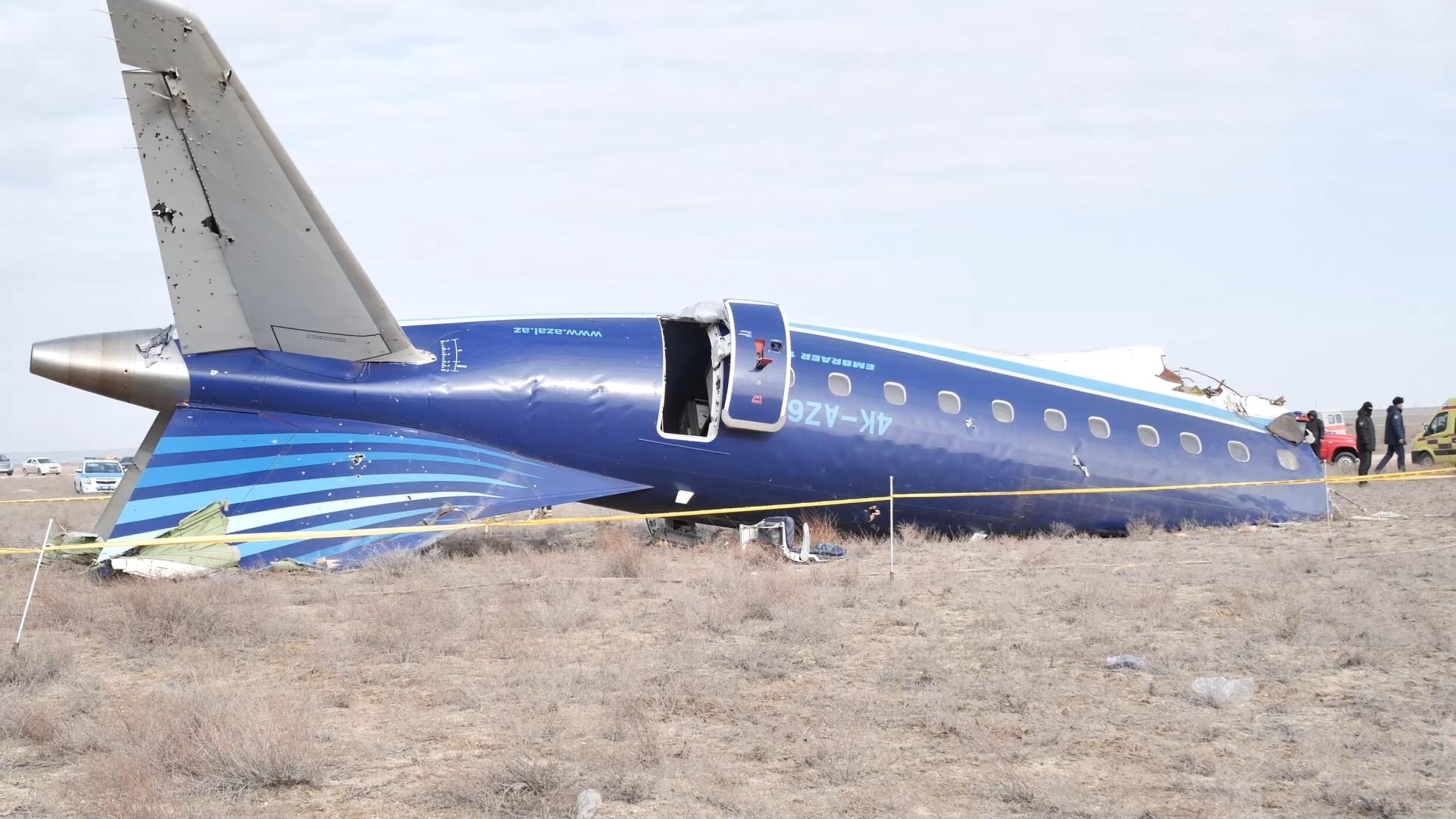 Avión de Azerbaijan Airlines se estrella con 67 personas a bordo