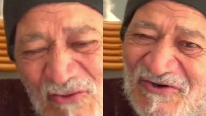 Abuelo llora pidiendo a sus hijos que lo visiten en Navidad