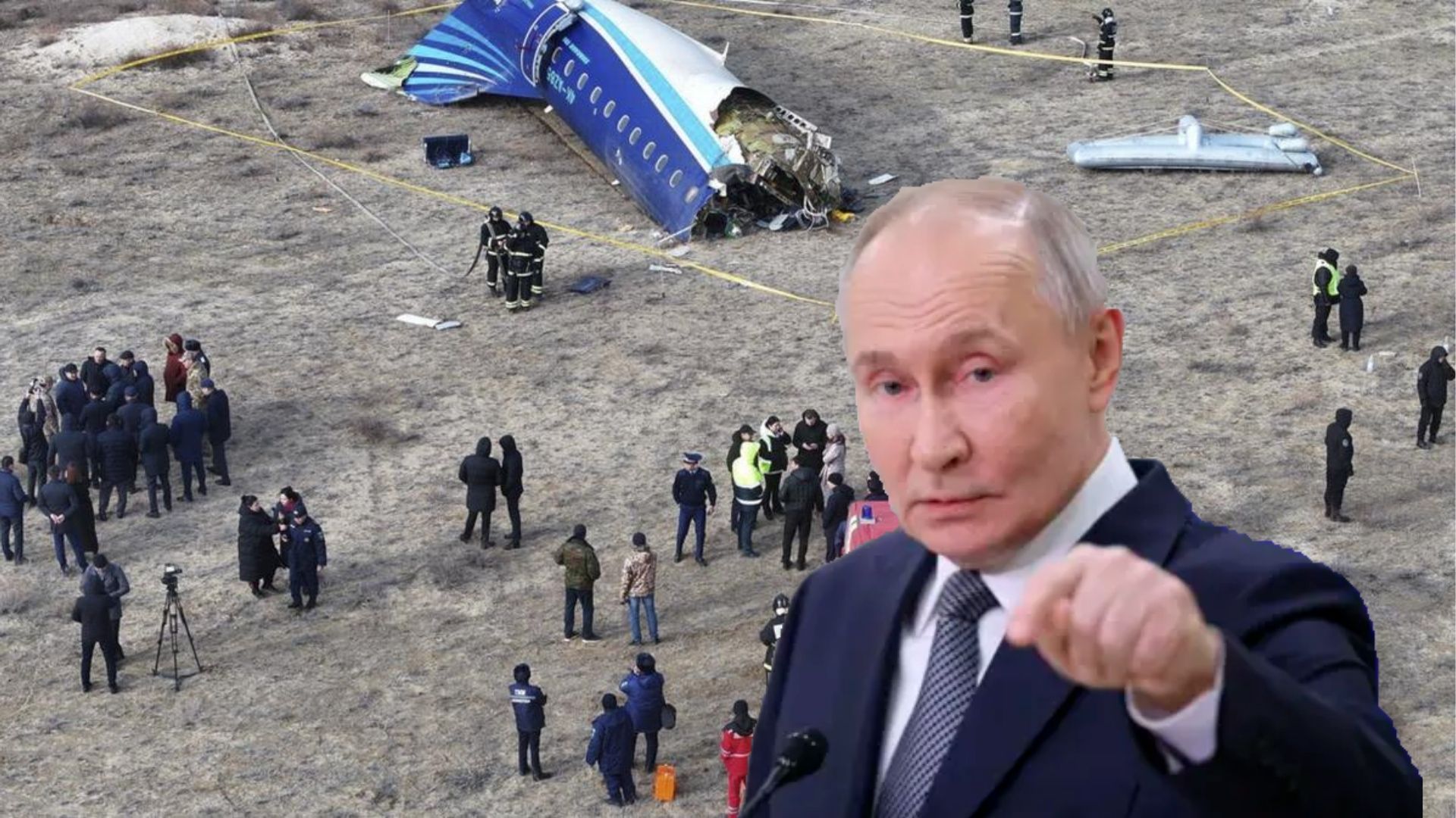 Putin se disculpa por accidente de avión en el espacio aéreo ruso