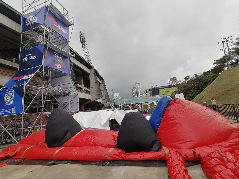 Adolescente resulta lesionada en el Bag Jump de la Feria de Manizales