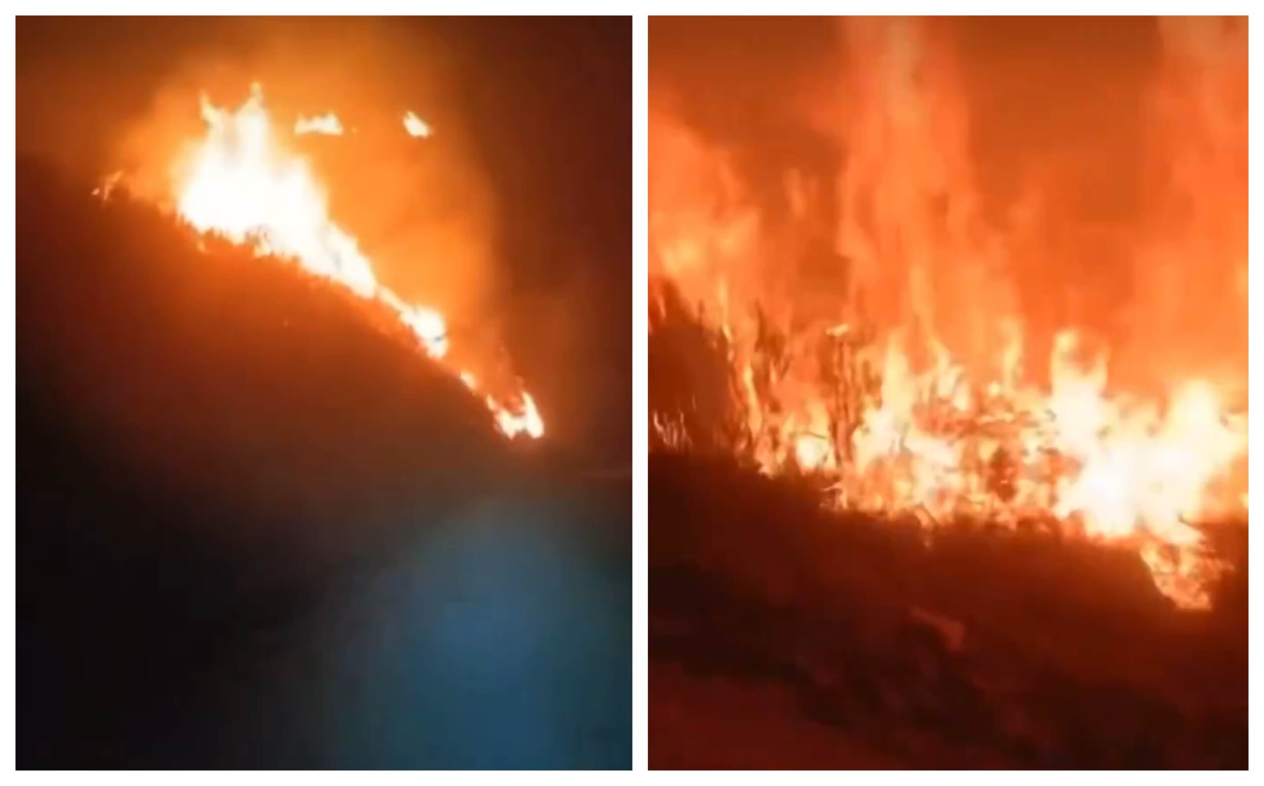 Incendio grave en el Parque Natural Chingaza