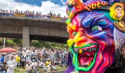 Carnaval multicolor de Ipiales, rompe tradición de 30 años