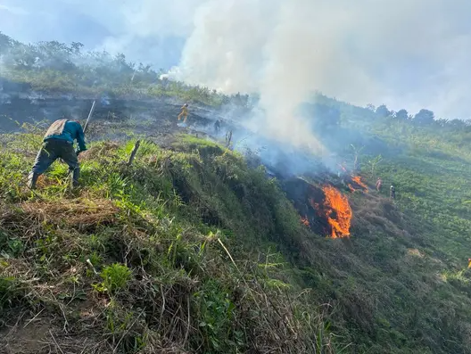 Alerta naranja en La Virginia por riesgo de incendios