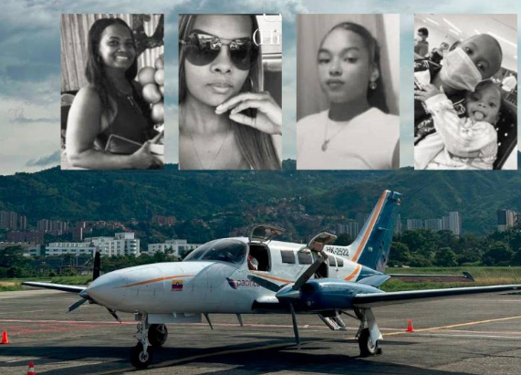 Diez personas desaparecidas en vuelo hacia Medellín
