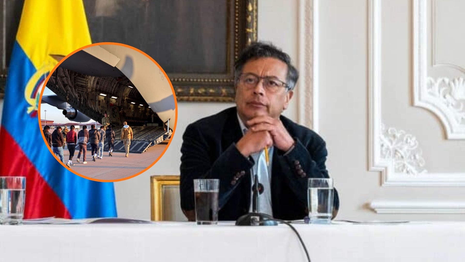 Presidente rechaza aviones de EE.UU. con migrantes nacionales