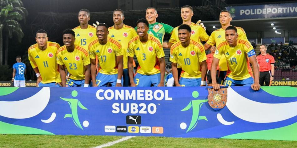 Colombia busca triunfo ante Brasil en el Sudamericano Sub-20