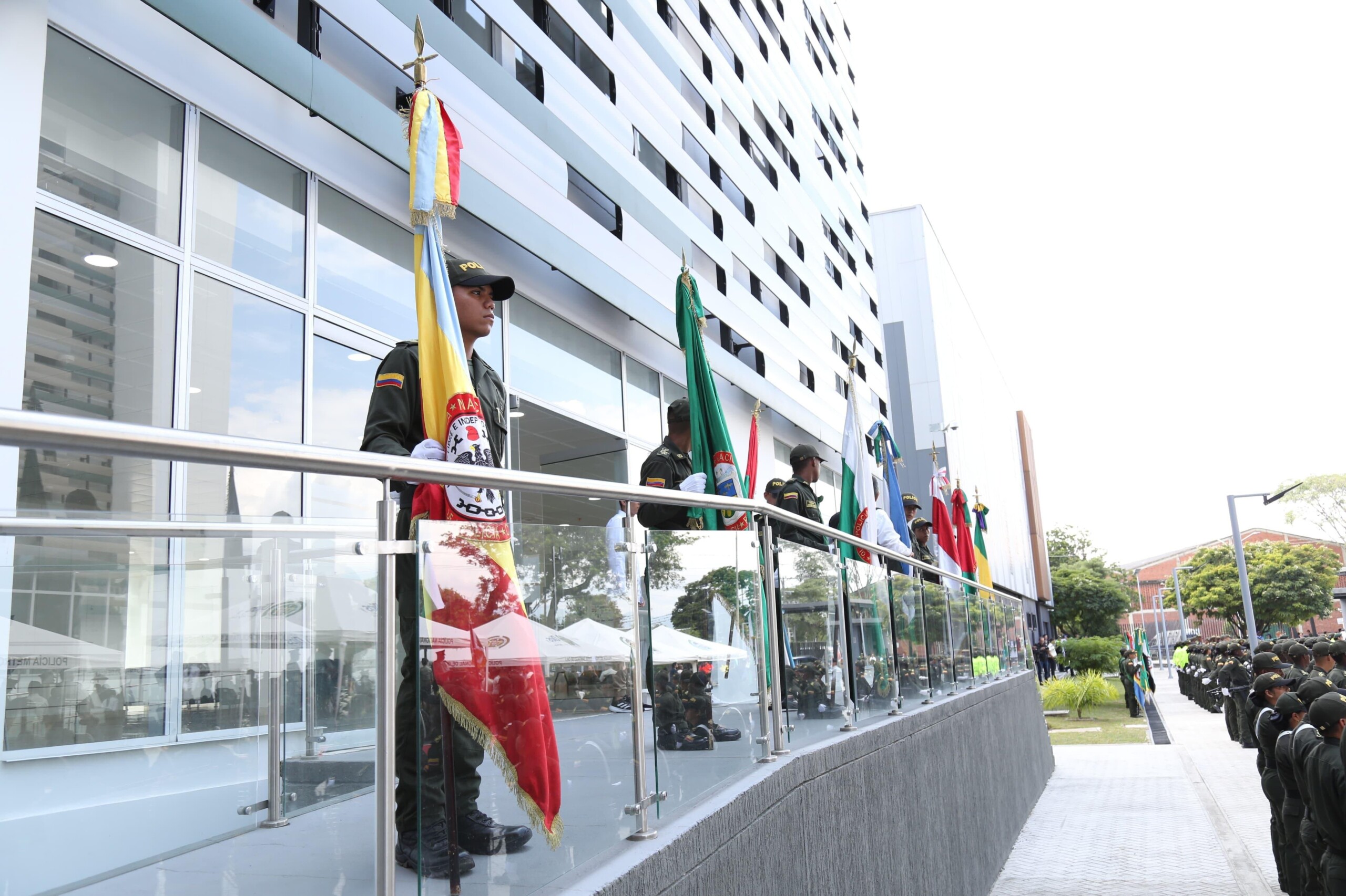 Inauguración del comando de Policía Valle en Buga