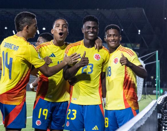 Colombia vence 4-0 a Paraguay en el Sub-20