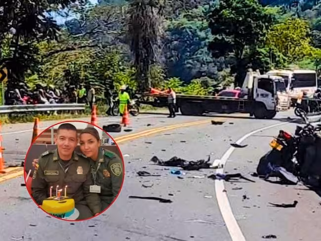 Pareja de policías muere en accidente vial el Viernes Santo