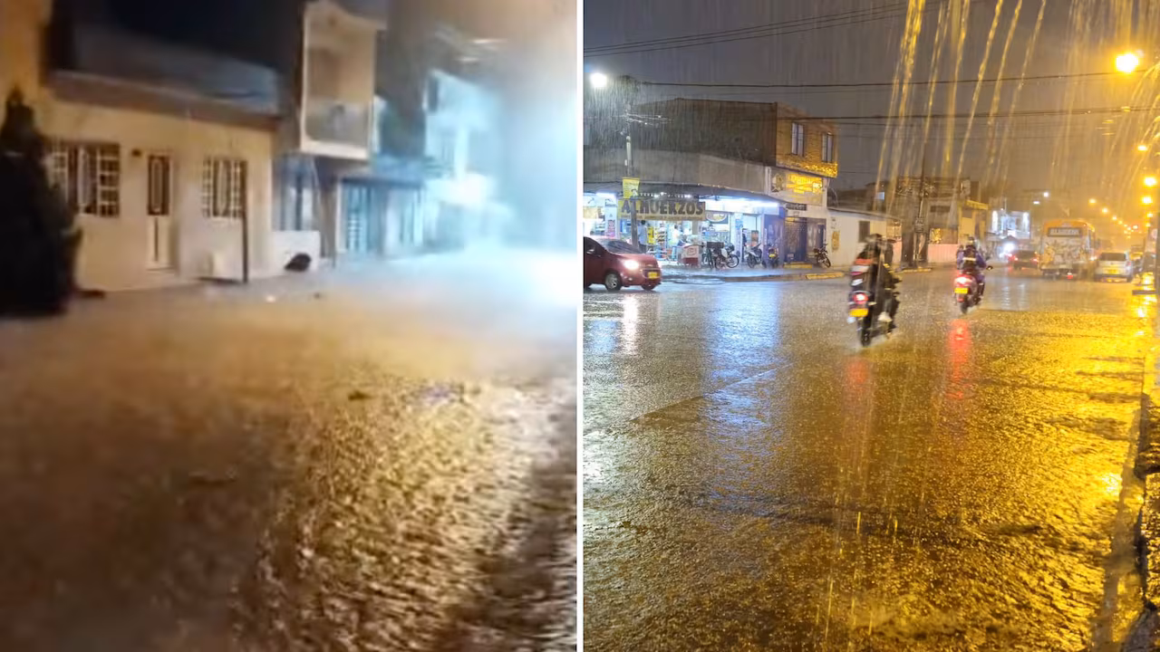 Aguacero en Cali provoca inundaciones en varios sectores