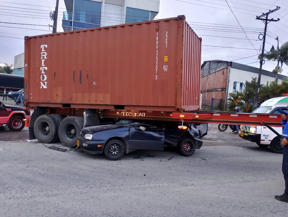 Brutal choque en la Troncal de Occidente