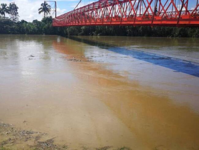 Riesgo por creciente del río Cauca en un municipio de Risaralda