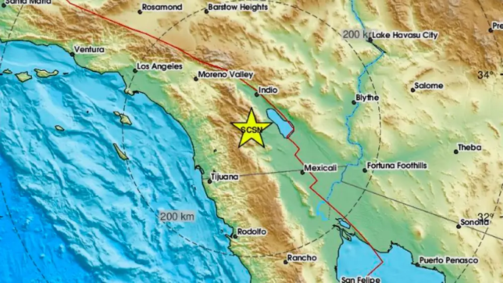 Sismo de 5.2 sacude California y se siente en ciudad fronteriza