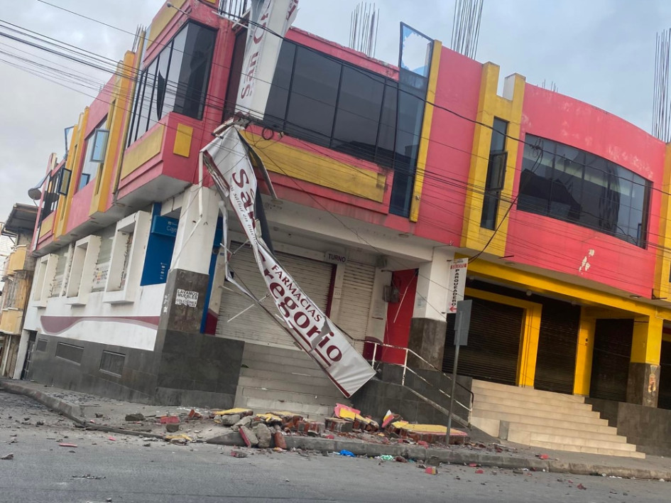 Fuerte sismo de magnitud 6 deja daños en zona fronteriza
