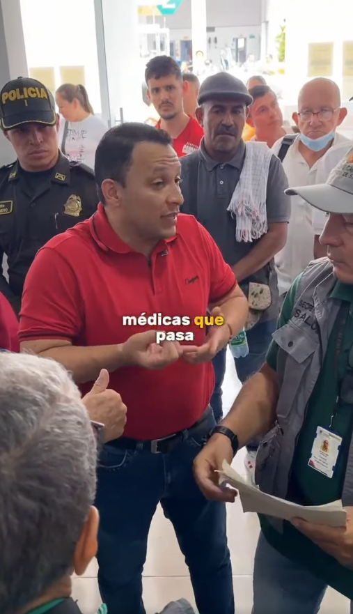 Alcalde verifica atención en dispensario EPS