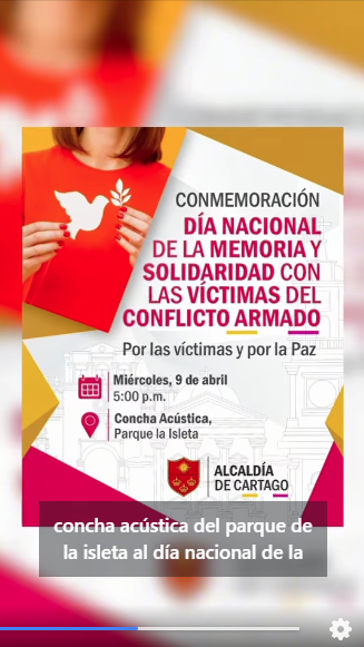 Memoria y solidaridad con las víctimas
