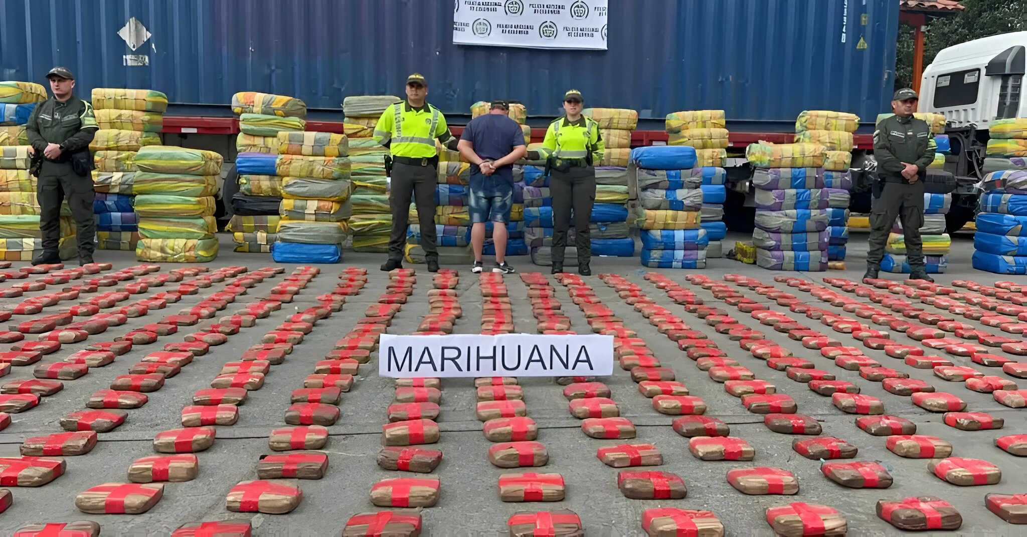 Marihuana camuflada es incautada en vías del Quindío