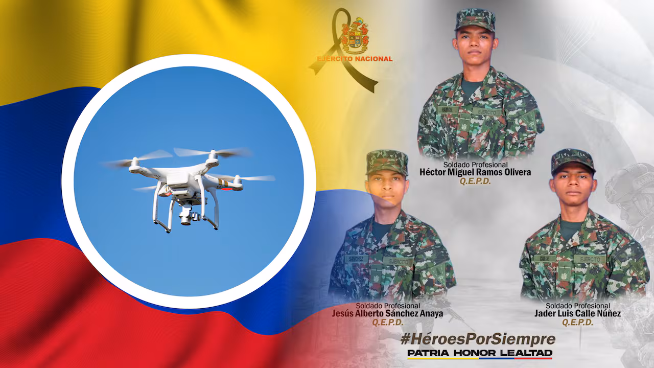 Ataque con drones deja muertos y heridos en base militar