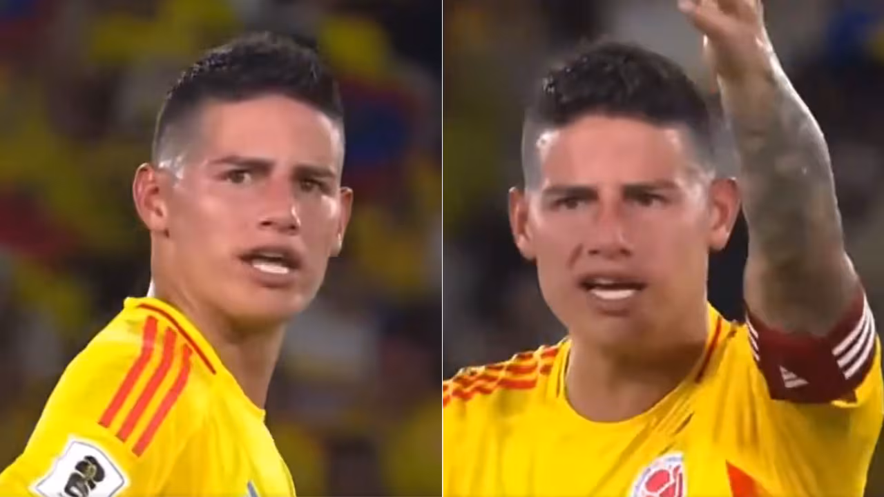 Ríos provoca a James y su reacción se hace viral