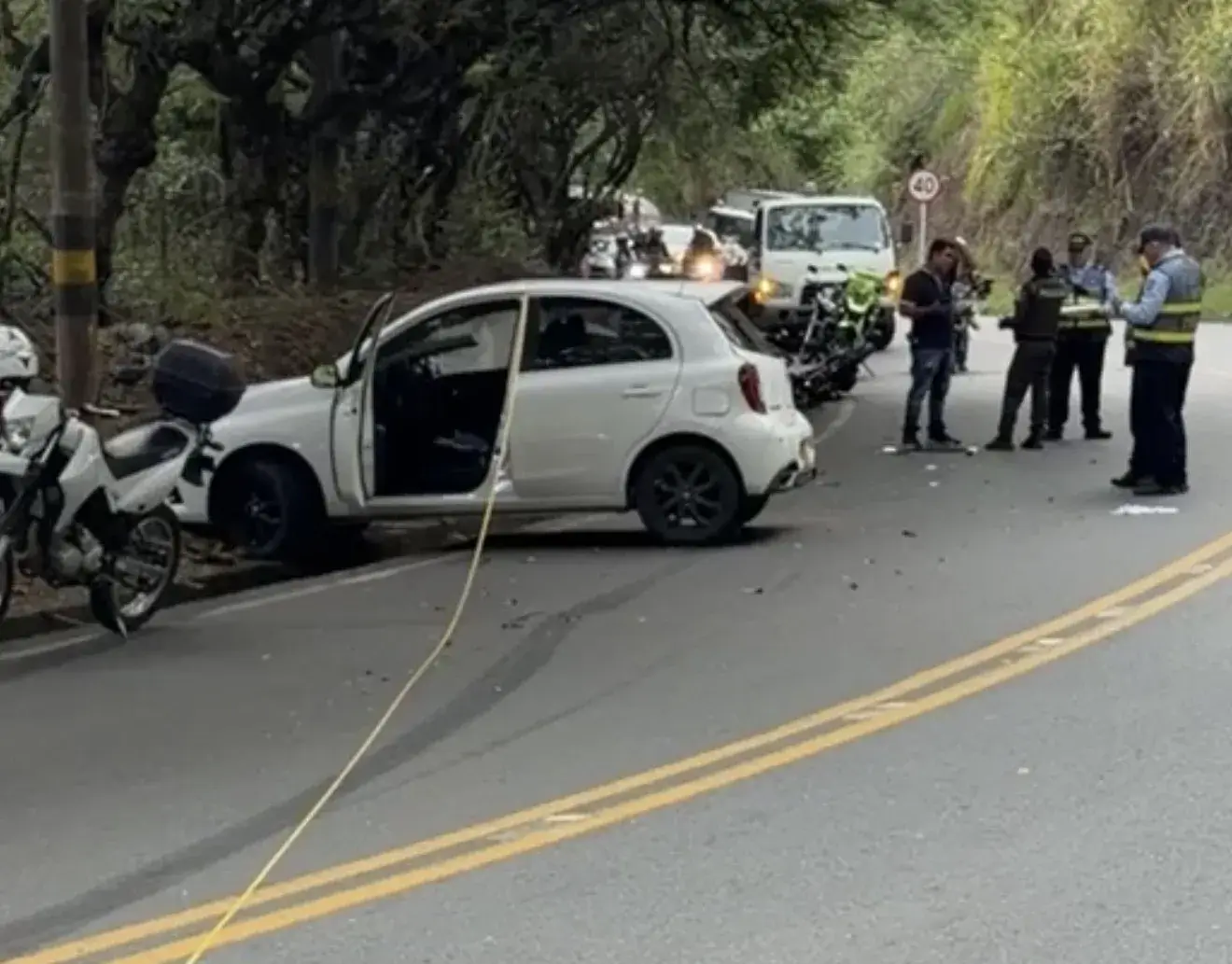 Tragedia en la vía maestro no logró llegar a casa
