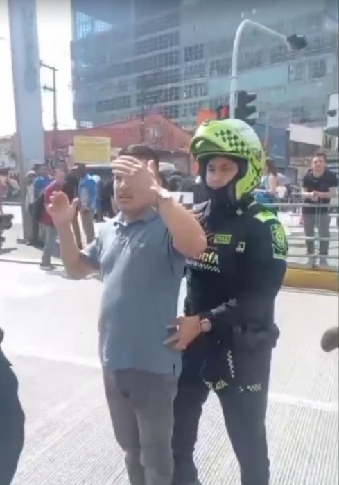 Cartagüeño herido tras ataque de un taxista en centro de Medellín