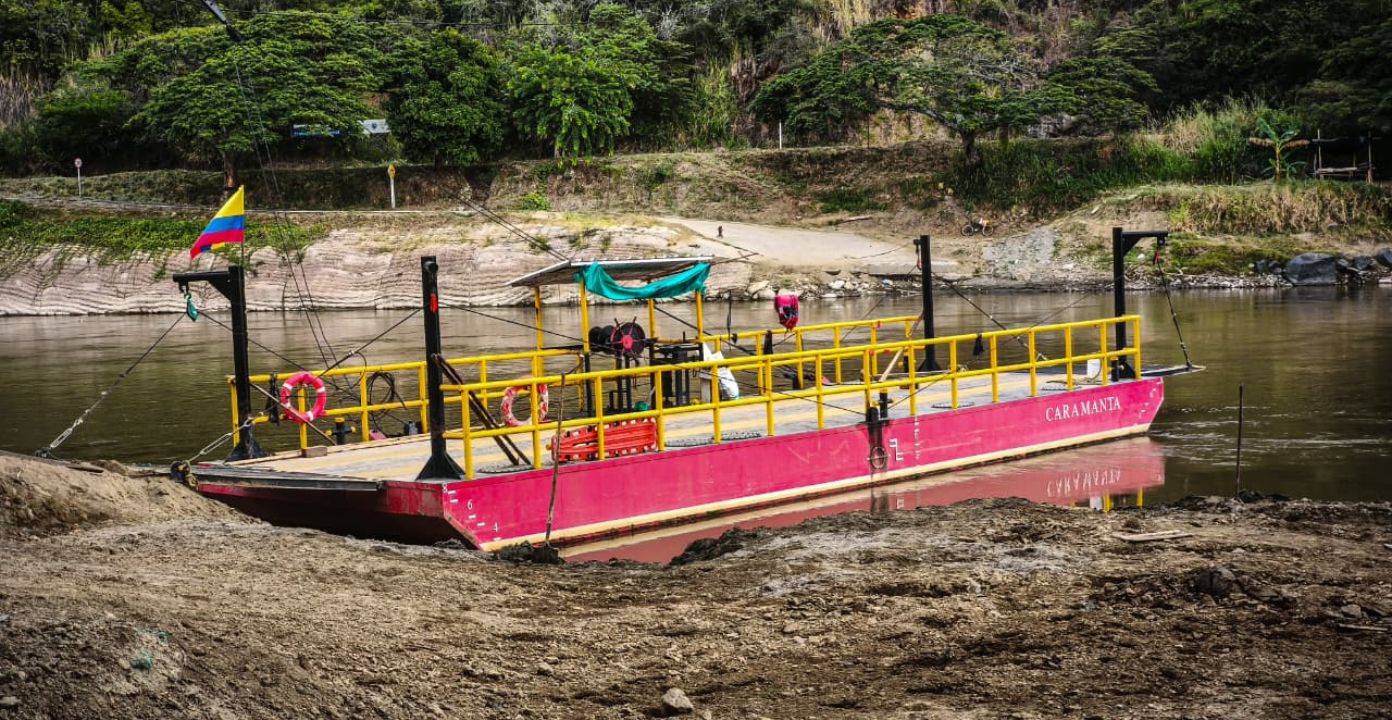 Barcaza Caramanta redujo tiempos de viaje entre tres municipios