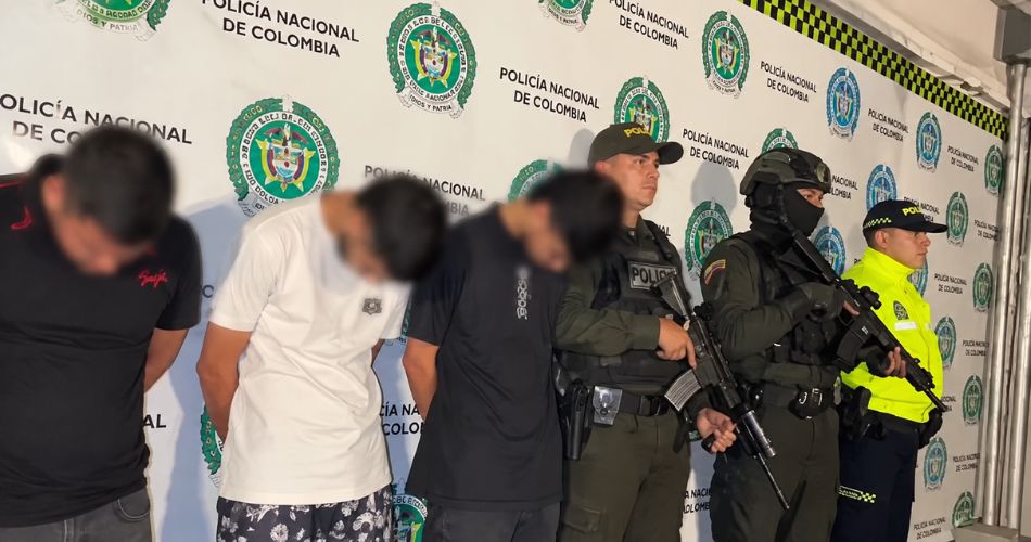 Fiesta privada en Dosquebradas deja cuatro adultos capturados durante un procedimiento de la Policía.