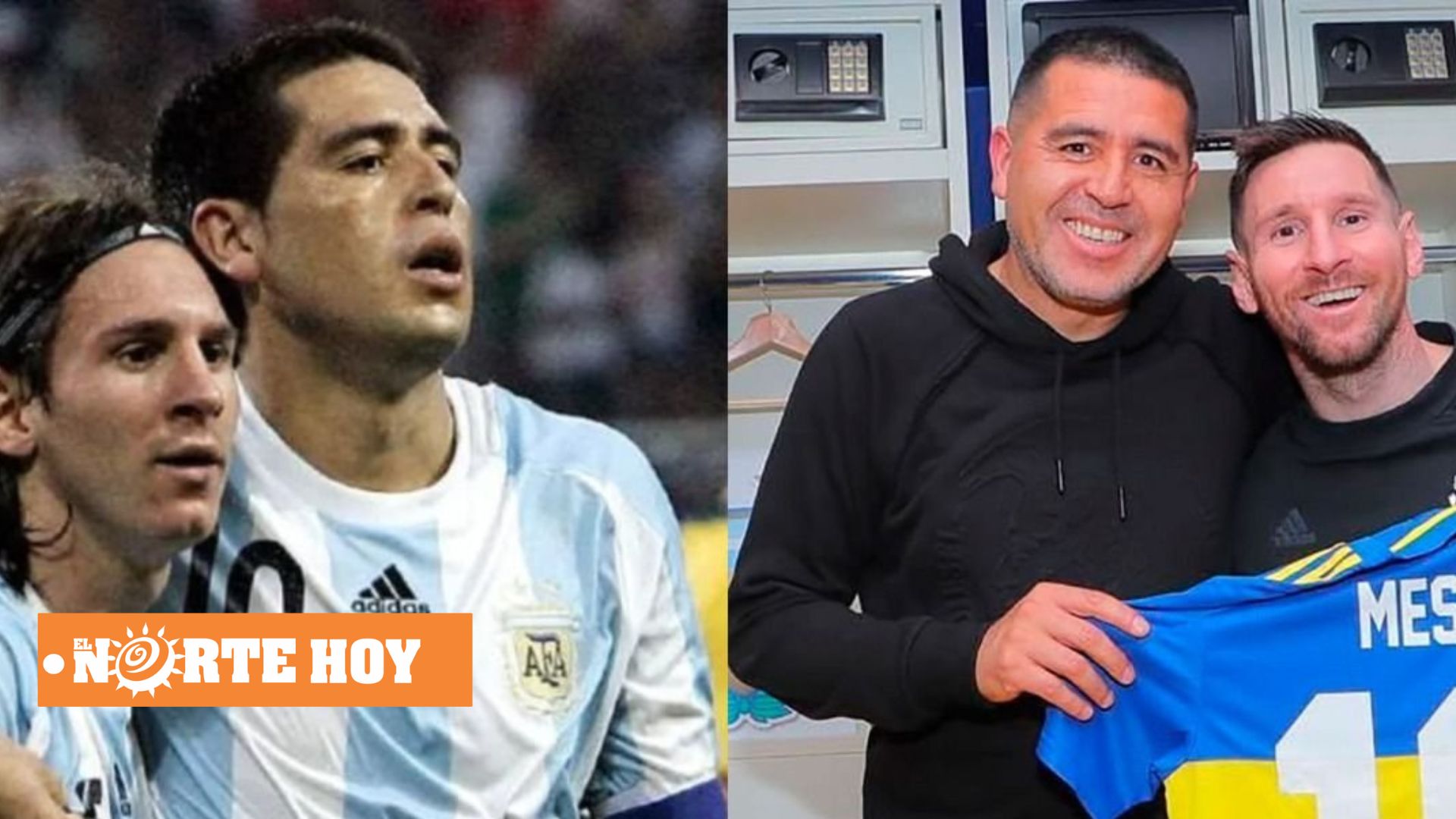 ¡Riquelme y Messi juntos en la Bombonera! Un partido homenaje para la ...