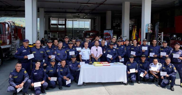 Se celebró el aniversario número 97 del Cuerpo de Bomberos de Pereira