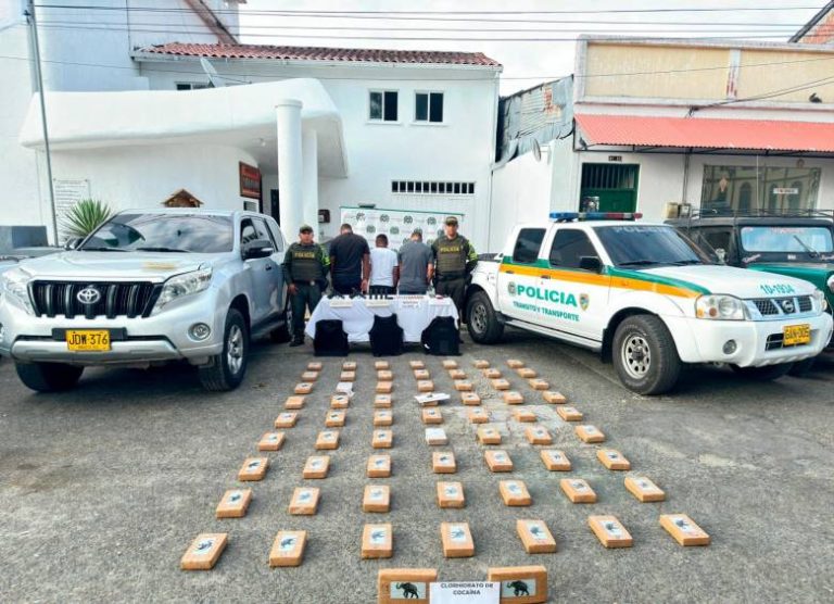 Policía incauta 74 kilos de cocaína en un operativo en Sevilla, Valle