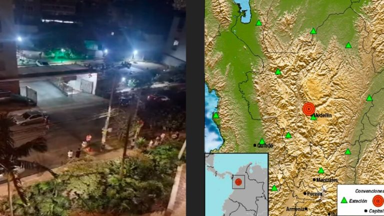 Sismo de 4,0 sacudió Medellín y el Valle de Aburrá