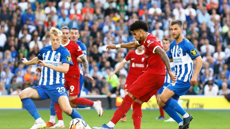 Liverpool rescata un punto ante Brighton gracias al talento de Luis Díaz
