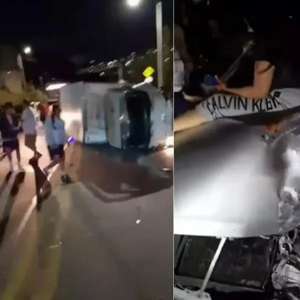 Accidente de tránsito deja heridos graves. Foto tomada de: Pulzo