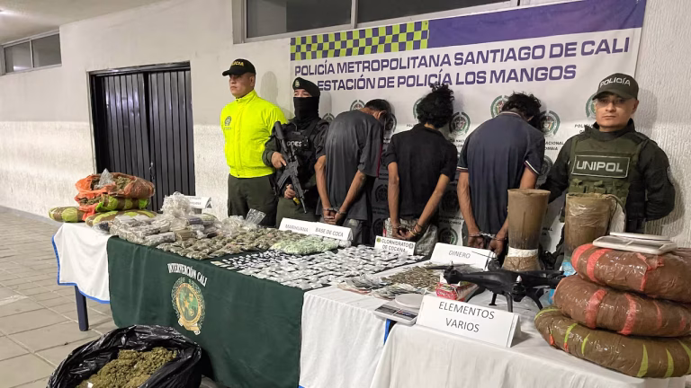 Desmantelan búnker de drogas en el Cali